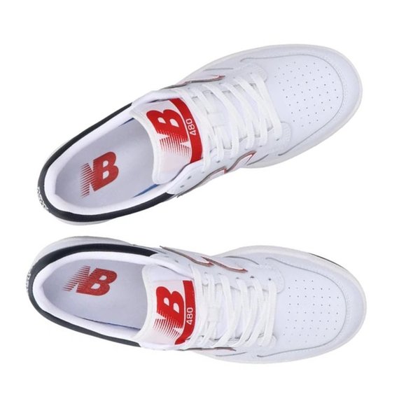 NEW Balance 480 BB480LWG White Navy Red Low 990 991 550 650 Harlow DS - Picture 2 of 13